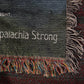 Appalachia Strong Woven Blanket |Landscape Mountains of Comfort