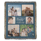 Family is a Gift Forever Photo Woven Blanket | Custom Made