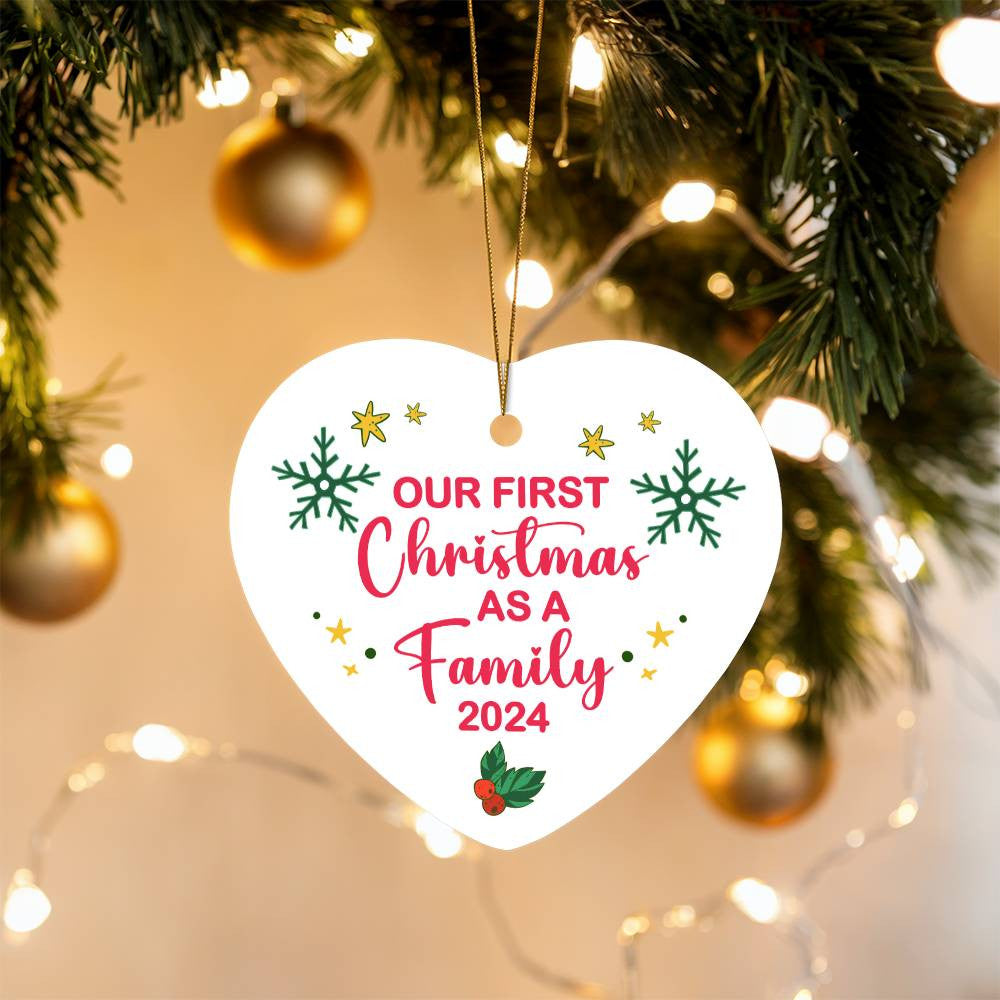 Ornaments for the Family | Heart Collection | 5 Choices