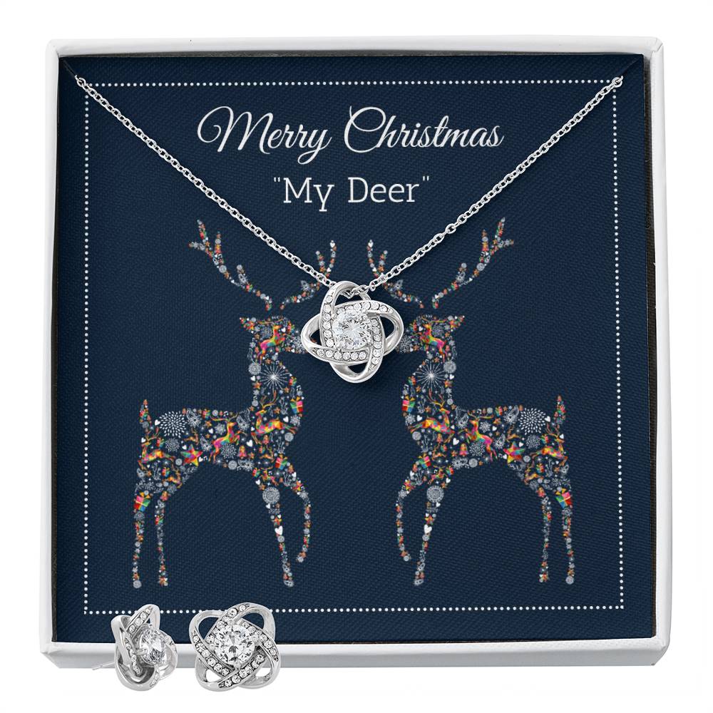 Merry Christmas "My Deer" | Love Me Knot Jewelry Set