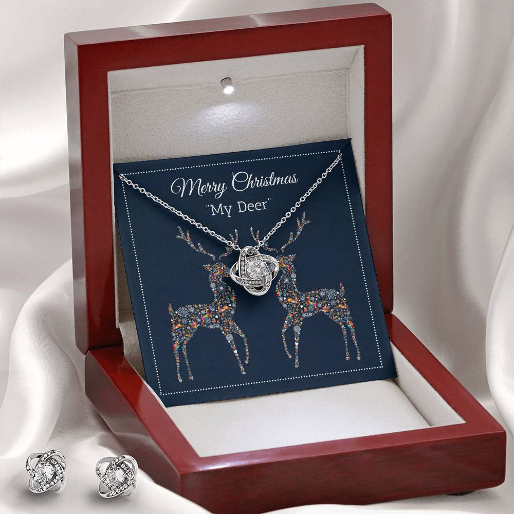 Merry Christmas "My Deer" | Love Me Knot Jewelry Set