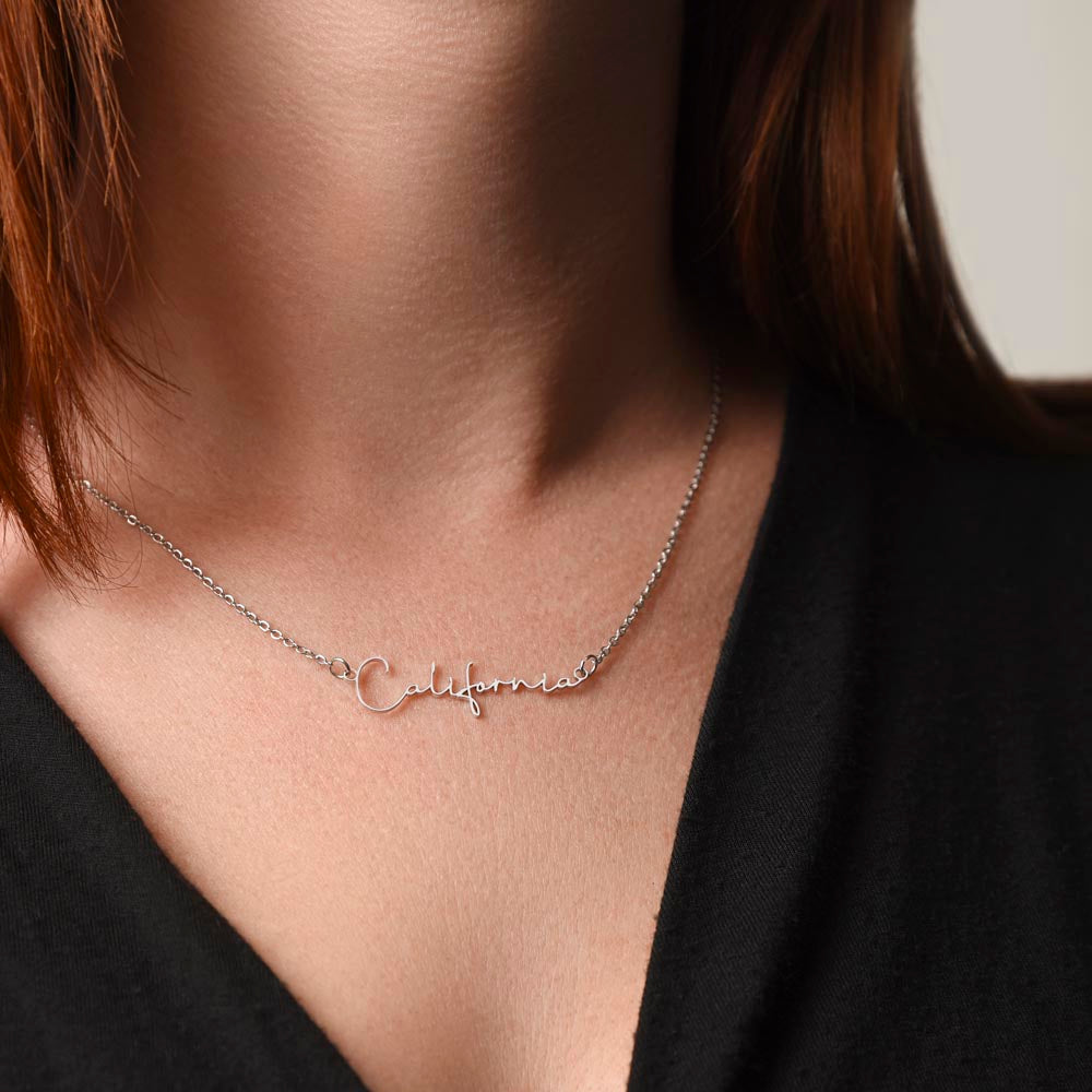 To My Bestie | Signature Name Necklace