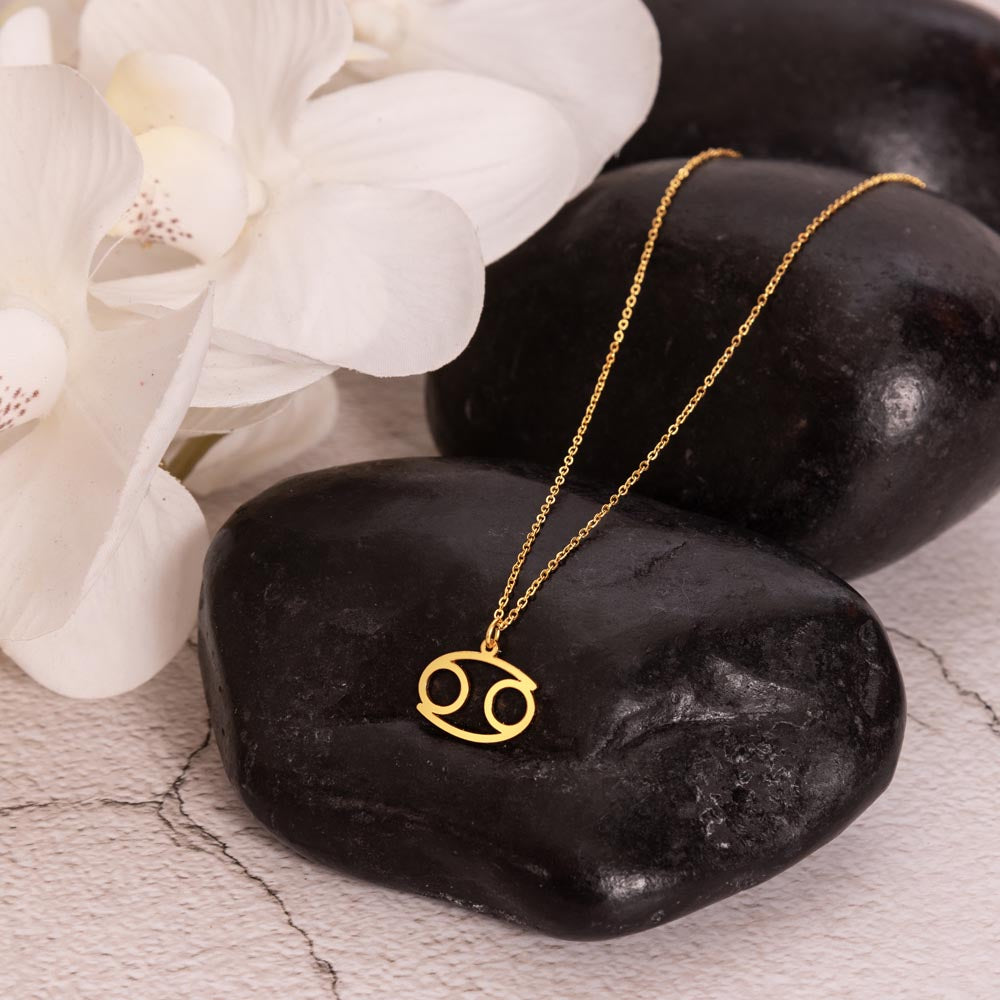 Zodiac Sign Pendant Necklace – Minimalist Astrology Jewelry