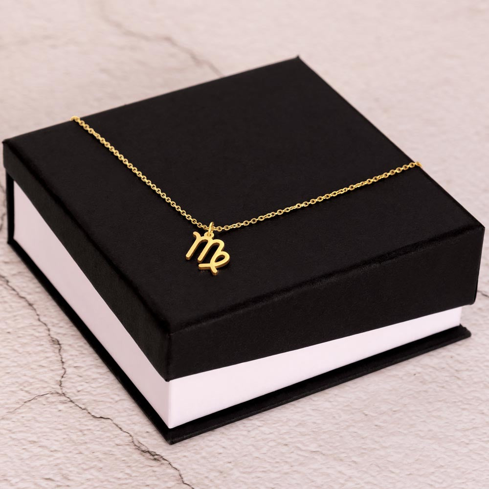 Zodiac Sign Pendant Necklace – Minimalist Astrology Jewelry