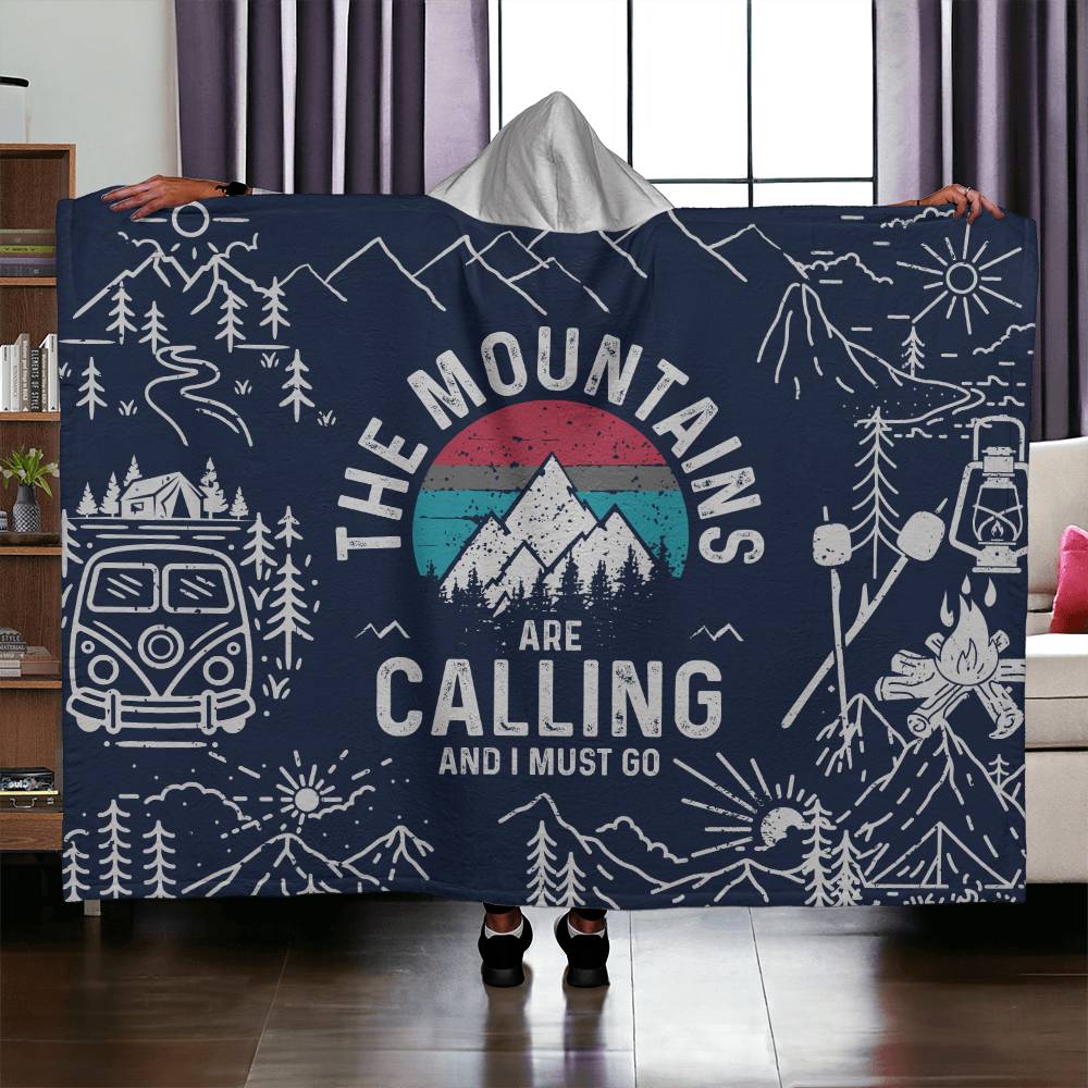 Hooded Sherpa Blanket Mountains are Calling | MOC Project