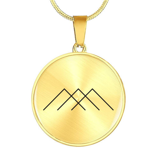 Minimalist Mountains Pendant | Mountains of Comfort